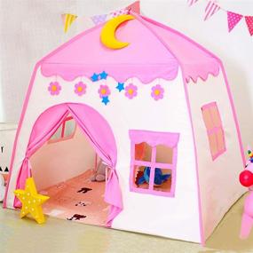 img 4 attached to 🏰 Discover Endless Fun with the HIHIYO Princess Playhouse: Foldable Children's Dream
