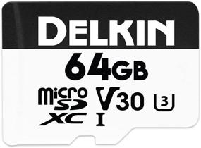 img 4 attached to 💾 Delkin Devices 64GB Advantage microSDXC UHS-I (V30) карта памяти (DDMSDW66064G): первоклассная производительность и ёмкость накопителя