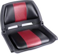 🪑 enhanced comfort and durability: leader accessories new plastic shell folding boat seat logo