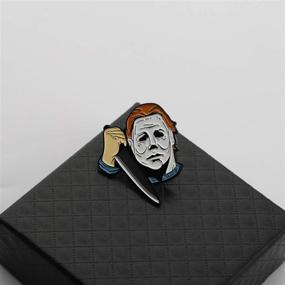 img 1 attached to 🎃 Halloween Jewelry - CENWA Halloween Brooch Pin Inspired by Halloween Movie, The Night He Came Home