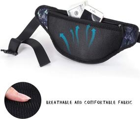 img 1 attached to Abberry Unisex Fanny Pack - Lightweight Waterproof Waist Bag for Outdoor Activities - Adjustable Strap for Men & Women - Ideal for Travel, Running, Biking, and Sports