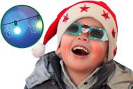 holiday specs 3d glasses 12-pack - holographic glasses for viewing holiday lights, discover snowmen, snowflakes, santa, gingerbread men, candy canes, and reindeer in stunning 3d! logo