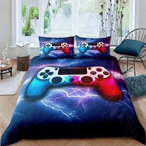 img 3 attached to Bedding Novelty Comforter Lightning Bedspread