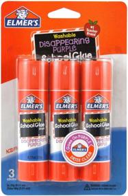 img 3 attached to 📚 Elmer's Disappearing Purple School Glue Sticks, 0.77 oz - 3 Sticks per Pack (E562) - Convenient & Reliable School Glue for Projects