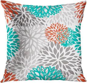 img 2 attached to Emvency Pillow Turquoise Decorative Pillowcases