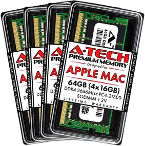 img 4 attached to 🚀 A-Tech 64GB (4x16GB) DDR4 2666MHz RAM Upgrade Kit для Apple iMac 2019 &amp; 2020 27-дюймовый Retina 5K: Улучшенная производительность памяти!