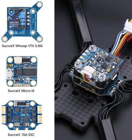 img 1 attached to High-Performance iFlight TurboBee 160RS 4-inch 3-4S Toothpick FPV Race Quad Kit (Incl. Frame, Xing 1404 Motor, SucceX F4, 15A 4in1 ESC, Whoop VTX, and Micro Camera)