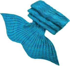 img 3 attached to LAGHCAT Mermaid Blanket Oversized Sleeping