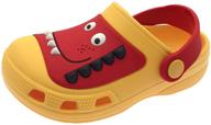 chaychax clogs kids comfort slippers: boys' shoes for clogs & mules - stylish and supportive footwear options! logo