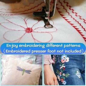 img 1 attached to AA-Sewing Machine: Portable Embroidery Machine with 200 Stitches & 8 Buttonhole Patterns