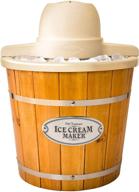 nostalgia wicm4l electric wood bucket ice cream maker - 4-quarts in minutes! логотип