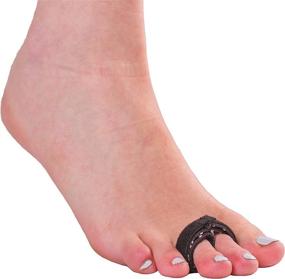 img 4 attached to 🦶 BraceAbility Toe Splint Wraps - Non-Slip Buddy Tape Straps for Treating Pinky or Big Toe Injuries: Broken, Jammed, Sprained, Swollen, Dislocated, Fractured, Mallet or Hammer Toe - Pack of 2