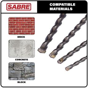 img 1 attached to Sabre Tools 4-Piece Carbide Concrete Cutting Kit