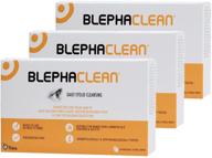 blephaclean 60 sterile eyelid wipes: effective solution for blepharitis, with freepost logo