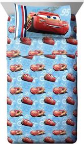 img 4 attached to 🚗 Disney Pixar Cars 95 3 Piece Twin Sheet Set by Jay Franco, Classic Design