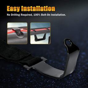 img 1 attached to Enhance Safety and Accessibility with SUPAREE JL Grab Bars: Front Roll Bar Grab Handles Kit for 2018-2020 Jeep Wrangler JL & Gladiator JT