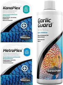 img 1 attached to 🐠 Optimal Seachem Aquarium Treatment Bundle Pack - Metroplex, Kanaplex, Garlic Guard