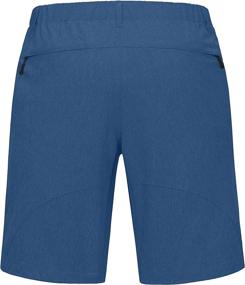 img 2 attached to 🩳 Stretchy Quick-Dry Cargo Shorts for Men by Little Donkey Andy - Ideal for Hiking, Camping, and Traveling