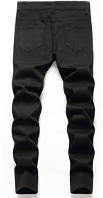 img 3 attached to 👖 SUPBIRD Distressed Stretch Boys' Jeans: Trendy, Destroyed & Stylish Clothing