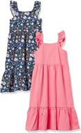 👗 optimized search: amazon essentials sleeveless woven dresses for girls logo