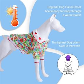 img 1 attached to LovinPet Dog Warm Coat: 35 Designs Optional, Lightweight Double-sided Fleece for Long-lasting Warmth in Winter, a Must-have Winter Jacket for Dogs!