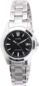 img 3 attached to 🕰️ Casio Women's Analog Quartz Watch: Stylish 26mm Round Case, Silver Stainless Steel Band