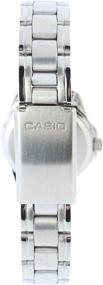 img 1 attached to 🕰️ Casio Women's Analog Quartz Watch: Stylish 26mm Round Case, Silver Stainless Steel Band