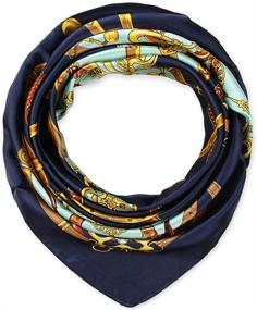 img 3 attached to Corciova Feeling Headscarf Flowers Pattern Women's Accessories in Scarves & Wraps