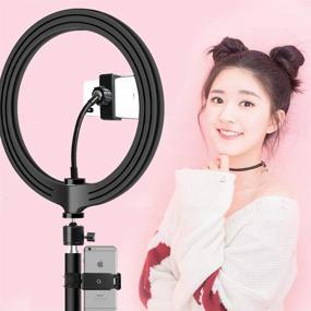 img 2 attached to 📸 Enhance Your Photography and Live Streaming with the 10" Selfie Ring Light LED Photography Light