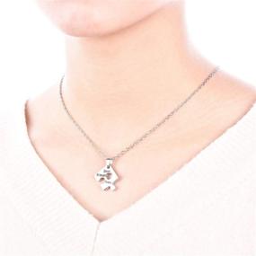 img 3 attached to FJ BFF Best Friend Forever Necklace Engraved Puzzle Sister Necklace for 3/4-Inch