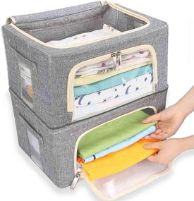 img 4 attached to WUPYE Foldable Containers Organizer Cosmetic