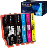 🖨️ e-z ink (tm) 5 pack remanufactured ink cartridge replacement for epson 410xl 410 xl t410xl - compatible with expression xp-630 xp-7100 xp-830 xp-640 xp-530 (black, cyan, magenta, yellow, photo black) logo