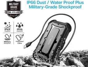 img 2 attached to 💧 ineo 2.5 inch USB 3.0 Type A Rugged Waterproof & Shockproof IP66 External Hard Drive Enclosure - T2566-II: Reliable Protection for 2.5 inch SATA HDD SSDs