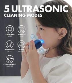 img 1 attached to U-Shaped Electric Toothbrush for Kids | 5 Ultrasonic Cleaning Modes | Ages 7-15 | Automatic Toothbrush