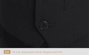 img 2 attached to Fankeshi Boys Button Formal Black Boys' Clothing in Suits & Sport Coats