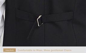 img 1 attached to Fankeshi Boys Button Formal Black Boys' Clothing in Suits & Sport Coats