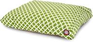 bamboo print rectangular pet bed: majestic comfort for your furry friend logo