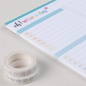 img 2 attached to Erin Condren Designer Washi Tape Duo: Checklist & Hourly Layouts - 2 Rolls, 16ft Each