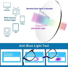 img 1 attached to 👓 STORYCOAST Kids Blue Light Blocking Glasses for Boys Girls, TR90 Square Child Eyeglasses Frame, Anti Eyestrain Computer Gaming Glasses 2-Pack (Matte Black + Matte Light Pink Frames)