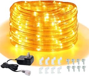 img 4 attached to 🏞️ Enhance Your Outdoor Space with Areful 16ft Rope Lights: Mini Low Voltage Copper Lighting for Camping, Garden, and Christmas