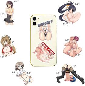 img 1 attached to 🔥 40pcs Anime Sexy Girl Stickers: Waterproof Laptop Decals for Adults, Water Bottle, Skateboard, Car, Bike, Motorcycle - Luggage & Trolley Case Decoration