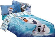 disney snowman 86 inch microfiber comforter logo