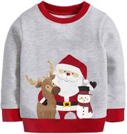 рождественский пуловер ddsol толстовки с круглым вырезом логотип