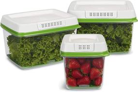 img 4 attached to 🥦 Rubbermaid FreshWorks Produce Saver Storage Container