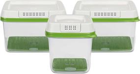 img 3 attached to 🥦 Rubbermaid FreshWorks Produce Saver Storage Container