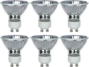 img 3 attached to Sunlite Series Halogen 35W MR16 Flood Light Bulbs - Pack of 6, GU10 Base, 3200K Bright White - 120V, 6 Count