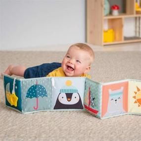 img 3 attached to 📘 Taf Toys North Pole Soft Activity Baby Book: Enhancing Development and Parenting with Engaging Textures, Crinkling Shapes, and Vibrant Colors