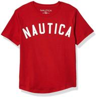nautica short sleeve t shirt heather boys' clothing logo