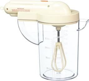 img 3 attached to 🥤 Sana Enterprises Dual Speed Portable Blender (Clear & Beige) - Lightweight, Hands-Free Mini Blender with 1 Litre Measuring/Mixing Cup for Soft Ingredient Mixing - Ideal for Shakes, Cake Batter, and More