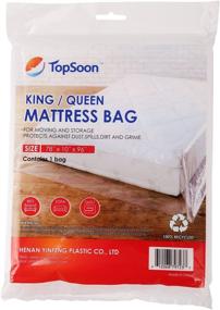 img 4 attached to Convenient and Reliable TopSoon Mattress Bag for Easy Storage and Disposal - King/Queen Size, Clear